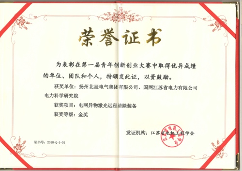 1543373753137625.jpg 11.28+北辰電氣集團(tuán)有限公司榮獲“江蘇省電機(jī)工程學(xué)會(huì)第一屆青年創(chuàng)新創(chuàng)業(yè)大賽決賽金獎(jiǎng)”1.jpg